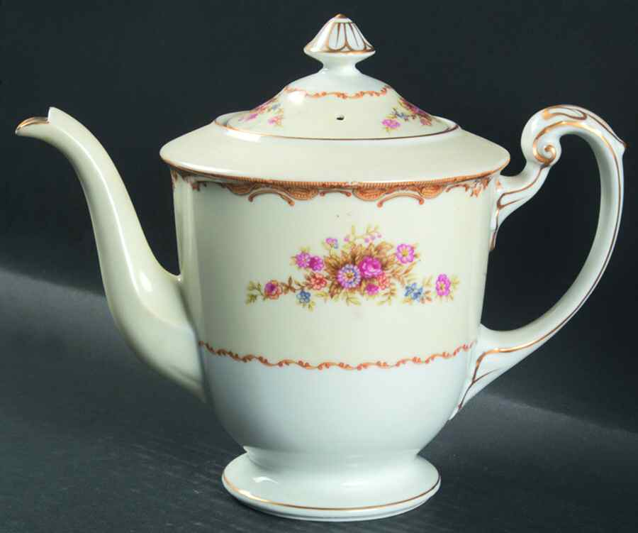Tan Traditional Teapot & Lid by Jyoto-1