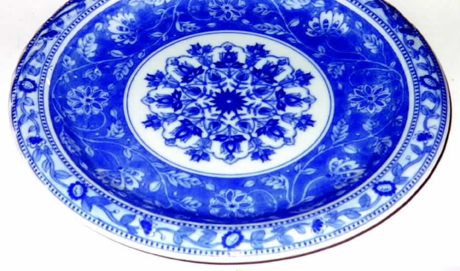 Blue Trevi Dinner Plate by Sanyo-1