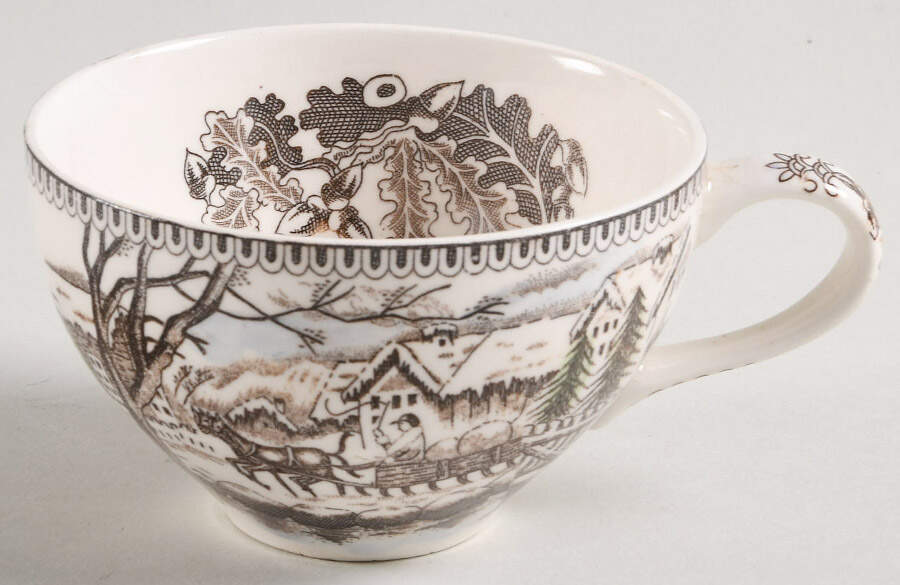Spring of New England Flat Cup by Wales (Japan)-1