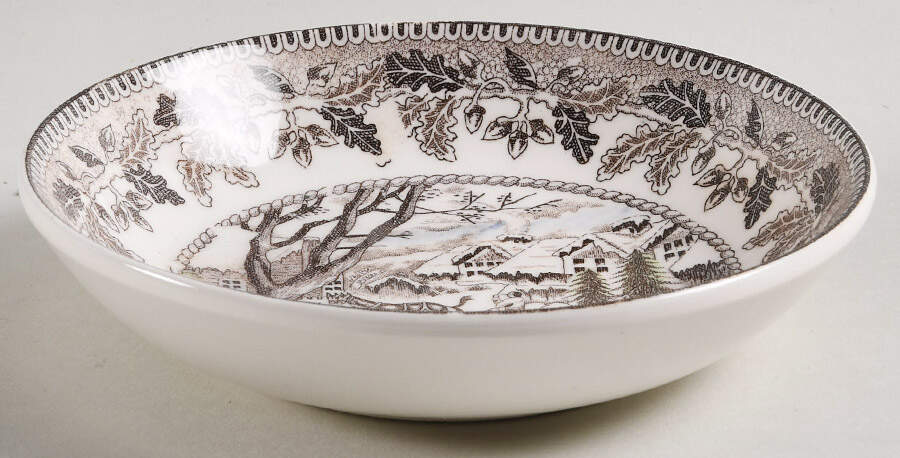 Spring of New England Fruit/Dessert (Sauce) Bowl by Wales (Japan)-1