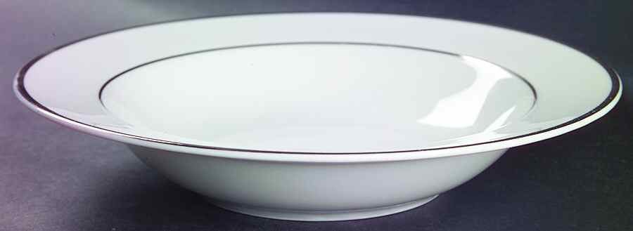 Holiday Wishes Platinum Large Rim Soup Bowl by JCPenney-1