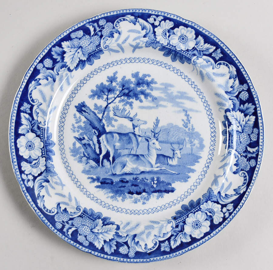 Rural Scenery Dinner Plate by JW Ridgeway-1
