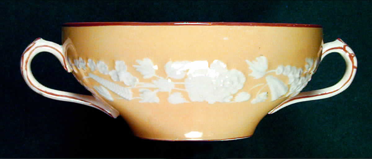 29034 Flat Cream Soup Bowl by George Jones & Sons-1