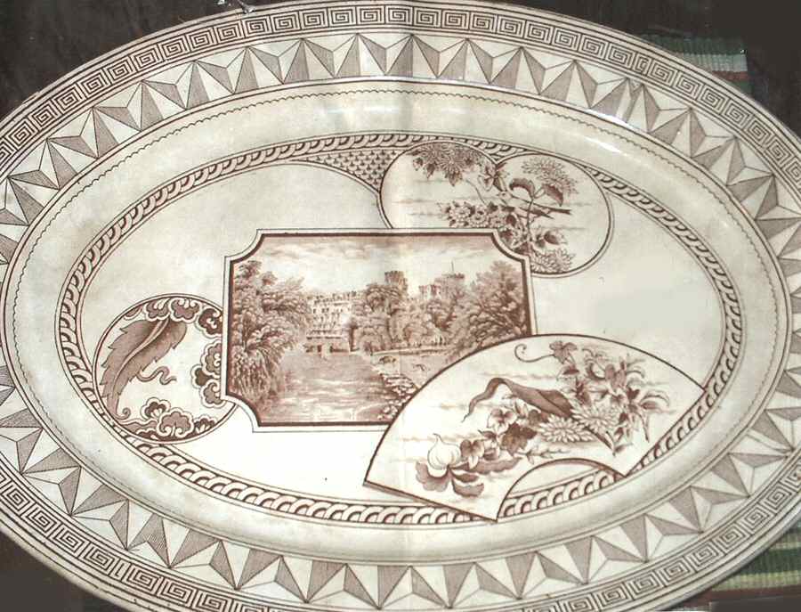 Warwick 18" Oval Serving Platter by James Dawson-1