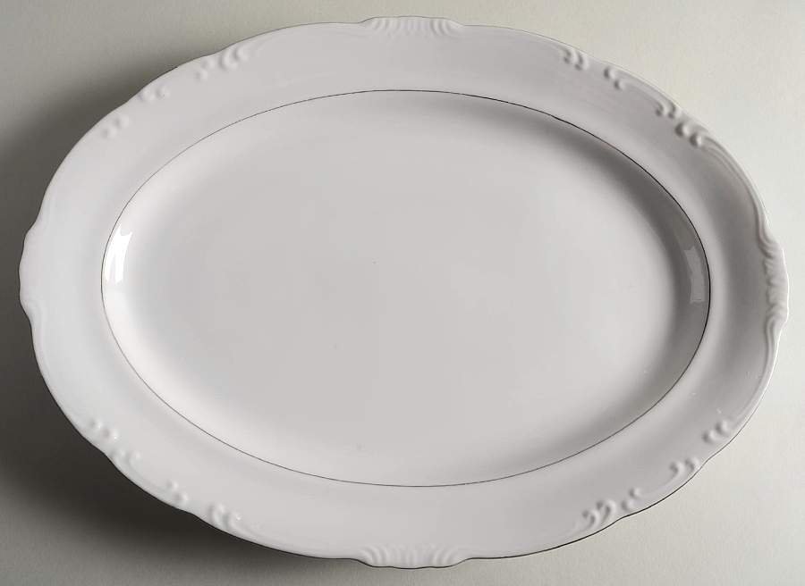 Contessa 14" Oval Serving Platter by Nasco (Japan)-1