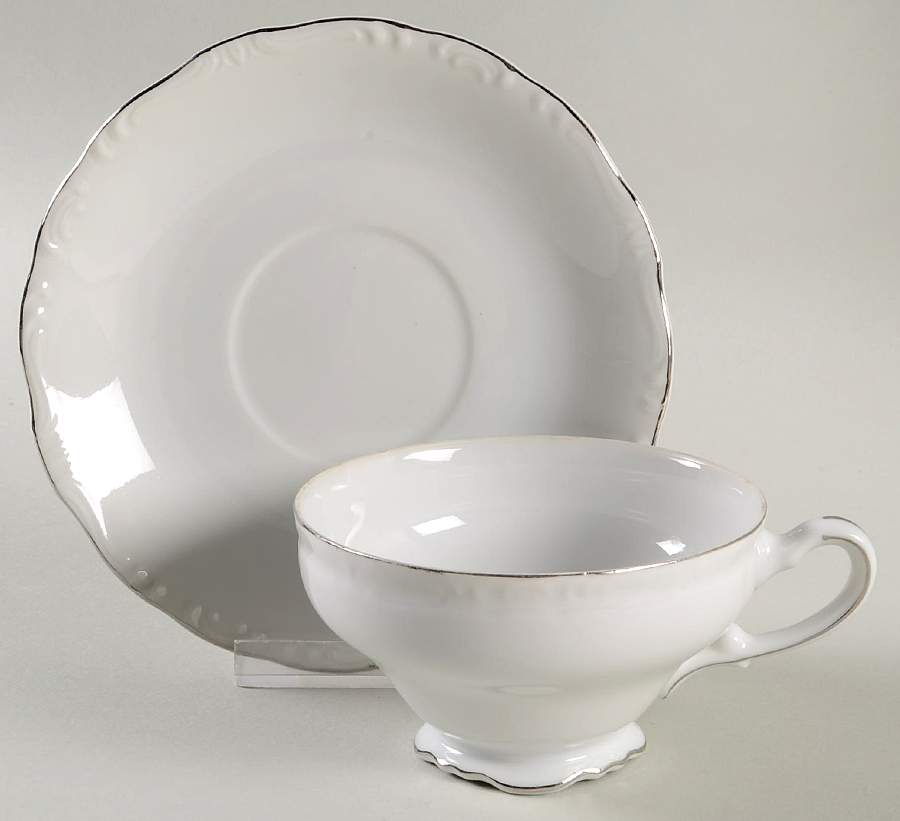 Contessa Footed Cup & Saucer Set by Nasco (Japan)-1