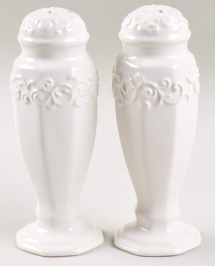 Vintage Ivory (Creamy White) Salt & Pepper Set by JCPenney-1