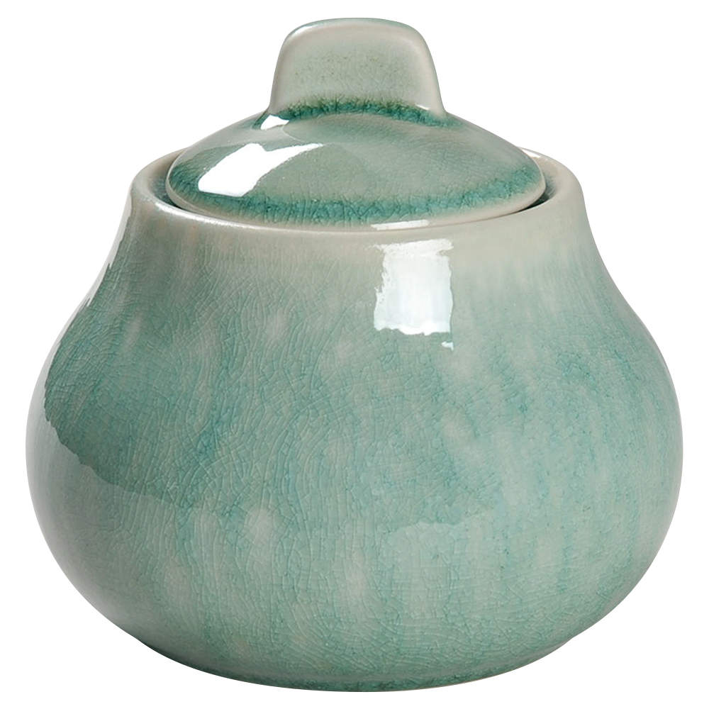 Tourron Jade Sugar Bowl & Lid by Jars-France-1