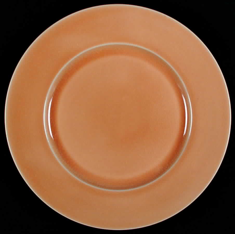 Basique Peach (Orange) Dinner Plate by Jars-France-1