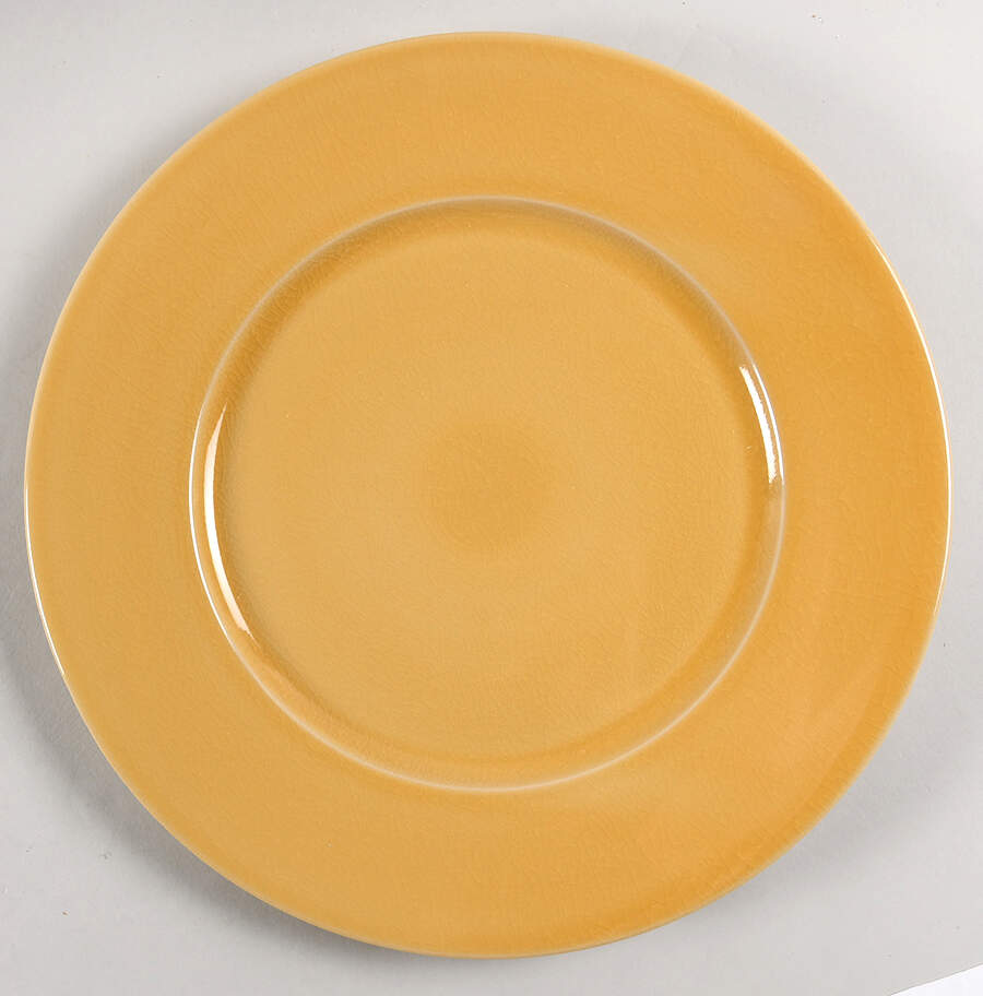 Basique Yellow Service Plate (Charger) by Jars-France-1