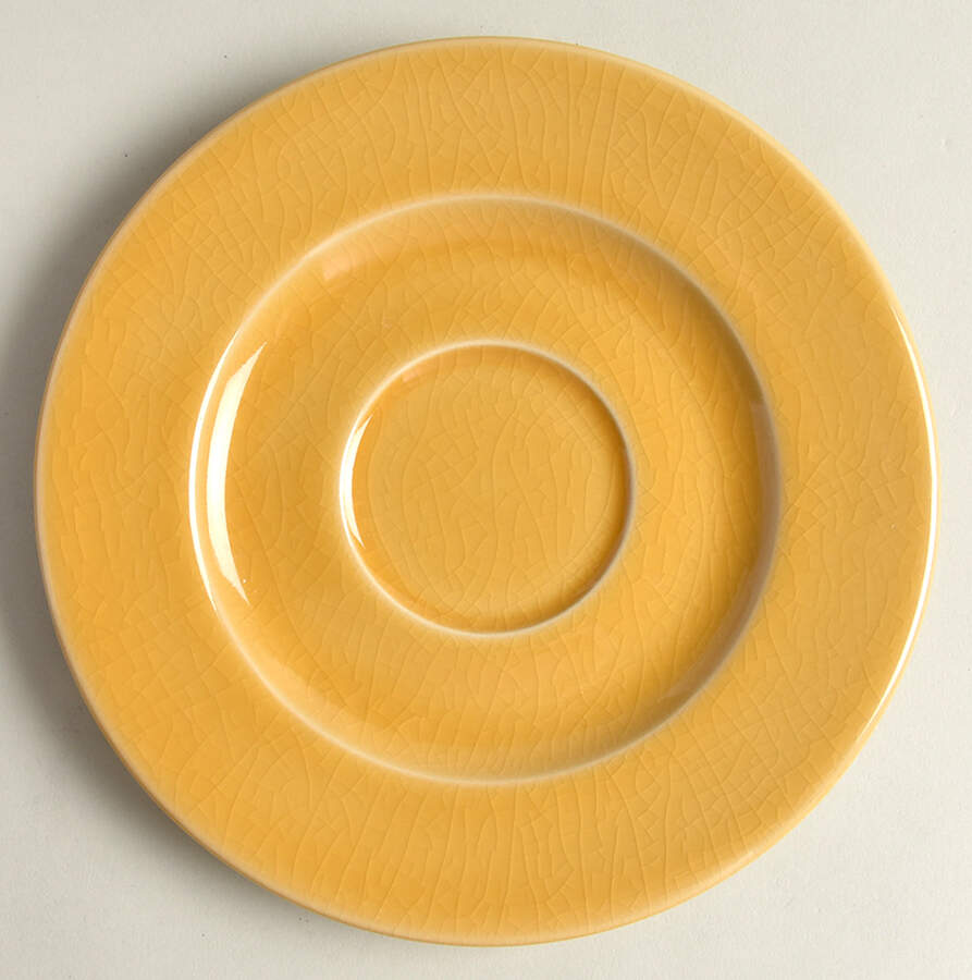 Basique Yellow Saucer for Jumbo Cup by Jars-France-1