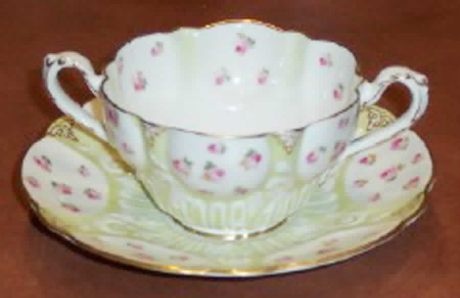 A25531 Bouillon Cup & Saucer by George Jones & Sons-1