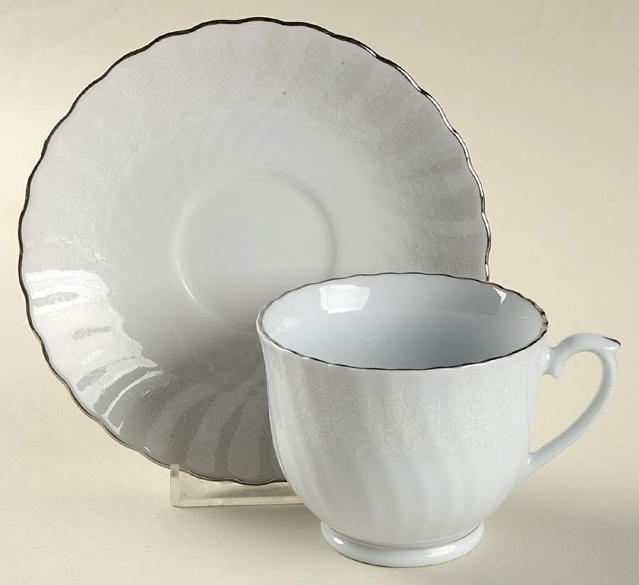 JAM24 Footed Cup & Saucer Set by Jamestown-1