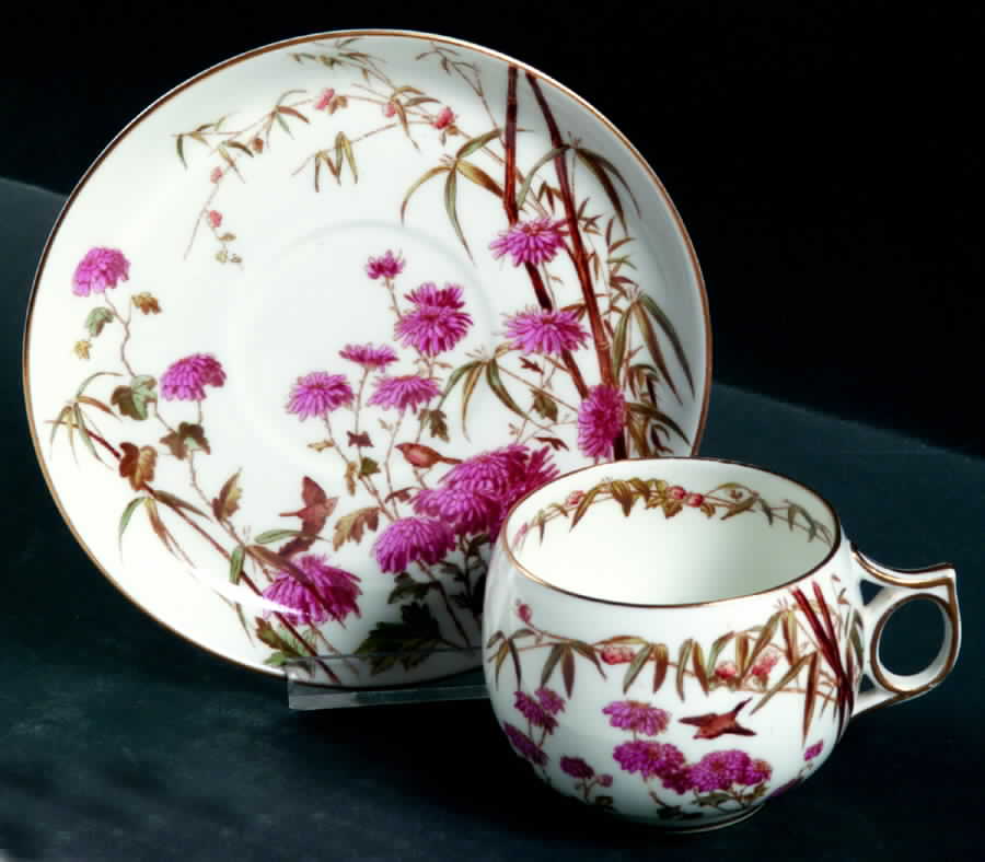 Eden Flat Cup & Saucer Set by George Jones & Sons-1