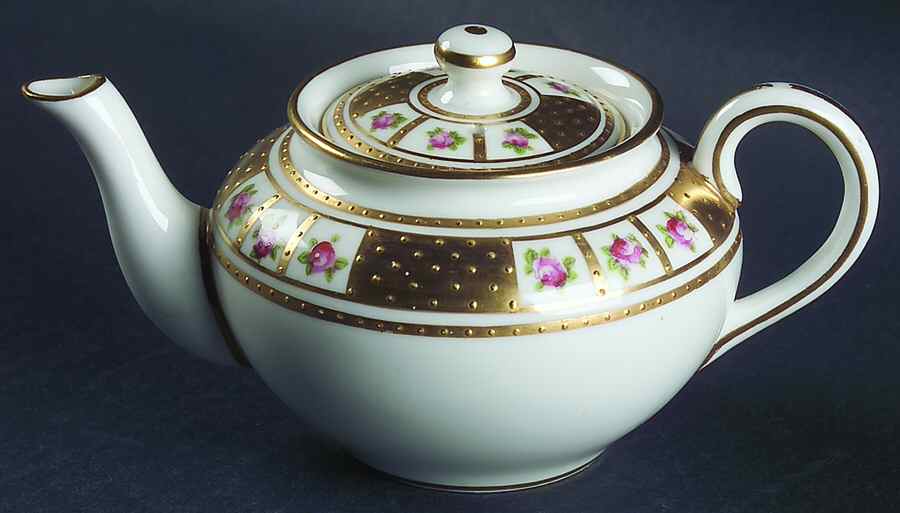 19755 Individual Teapot & Lid by George Jones & Sons-1
