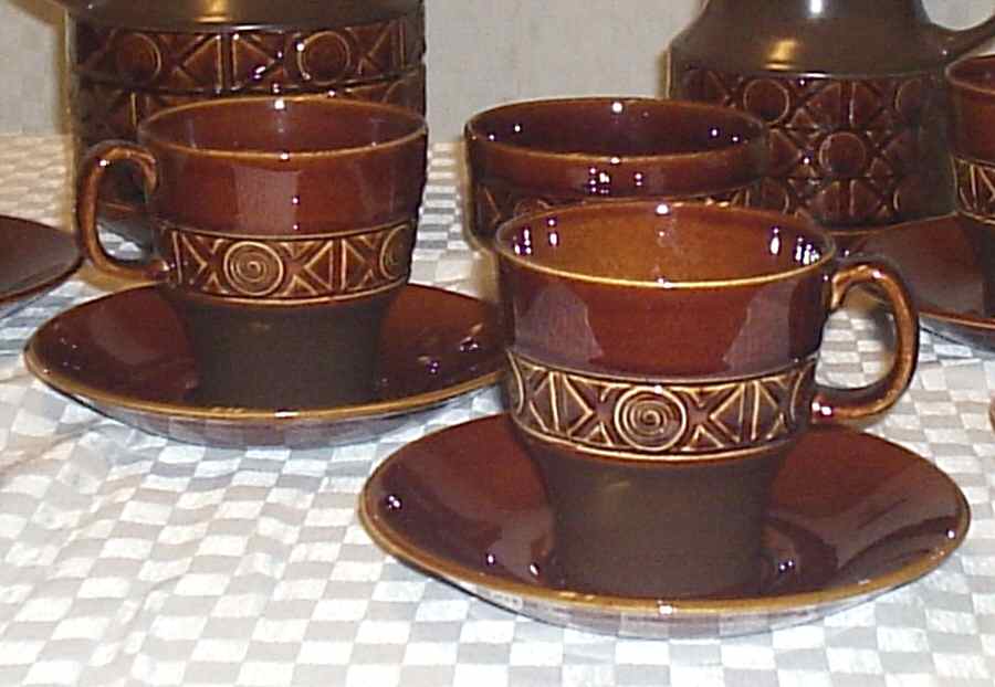JOB1 Flat Cup & Saucer Set by John Beswick (England)-1
