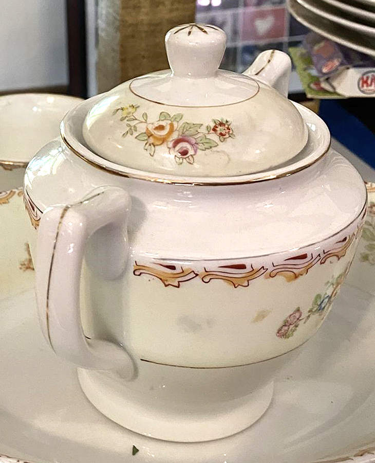 HYS27 Sugar Bowl & Lid by Hotta Yu Shoten & Co-1