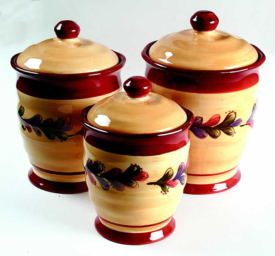Tuscan Dreams (No Olives) (3 Piece) Canister Set (Box Set) by JCPenney-1
