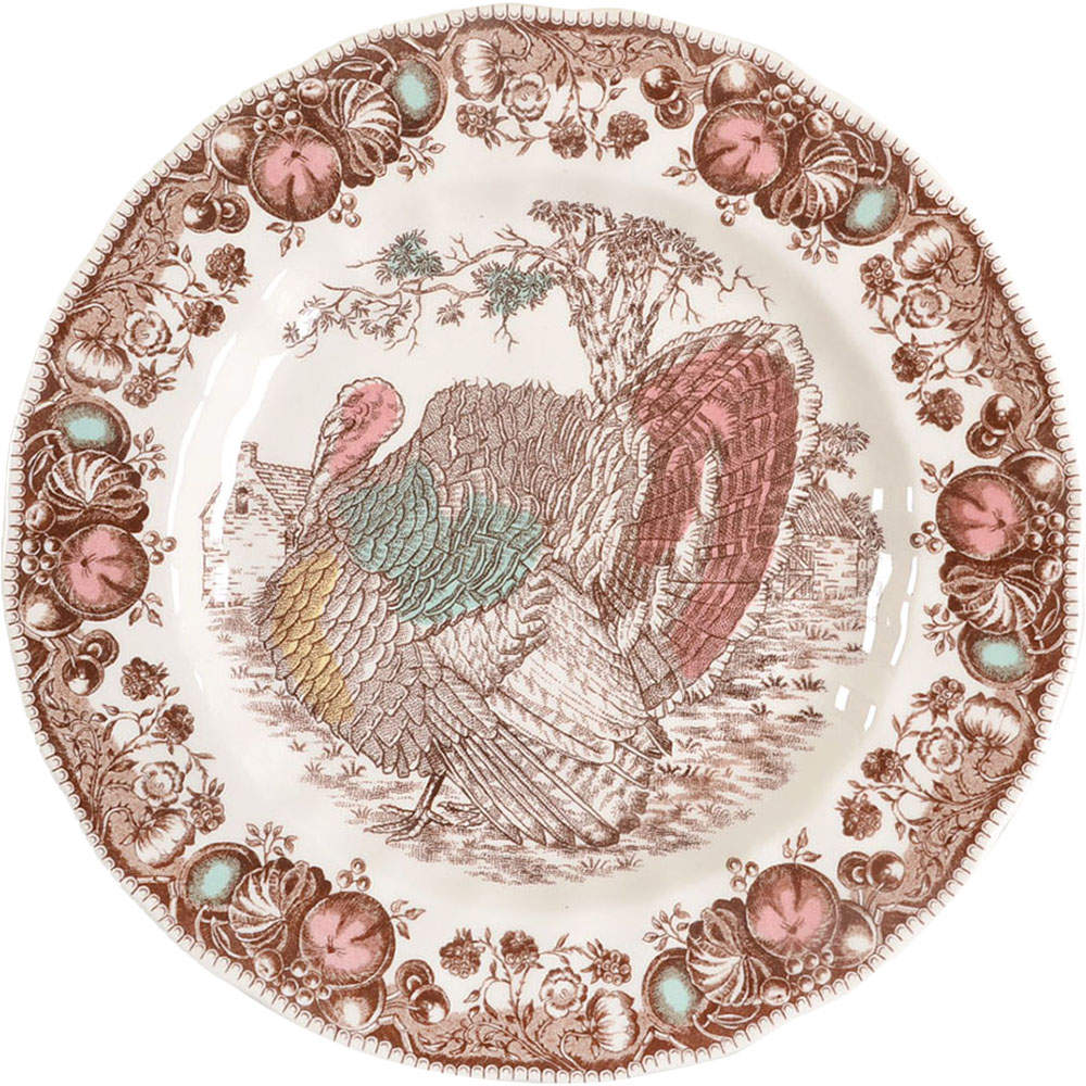 His Majesty (England 1883 Backstamp) Accent Dinner Plate by Johnson Brothers-1