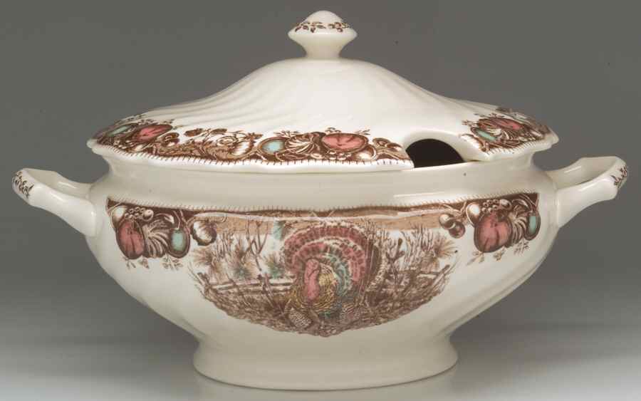 His Majesty (England 1883 Backstamp) Tureen &  Lid by Johnson Brothers-1