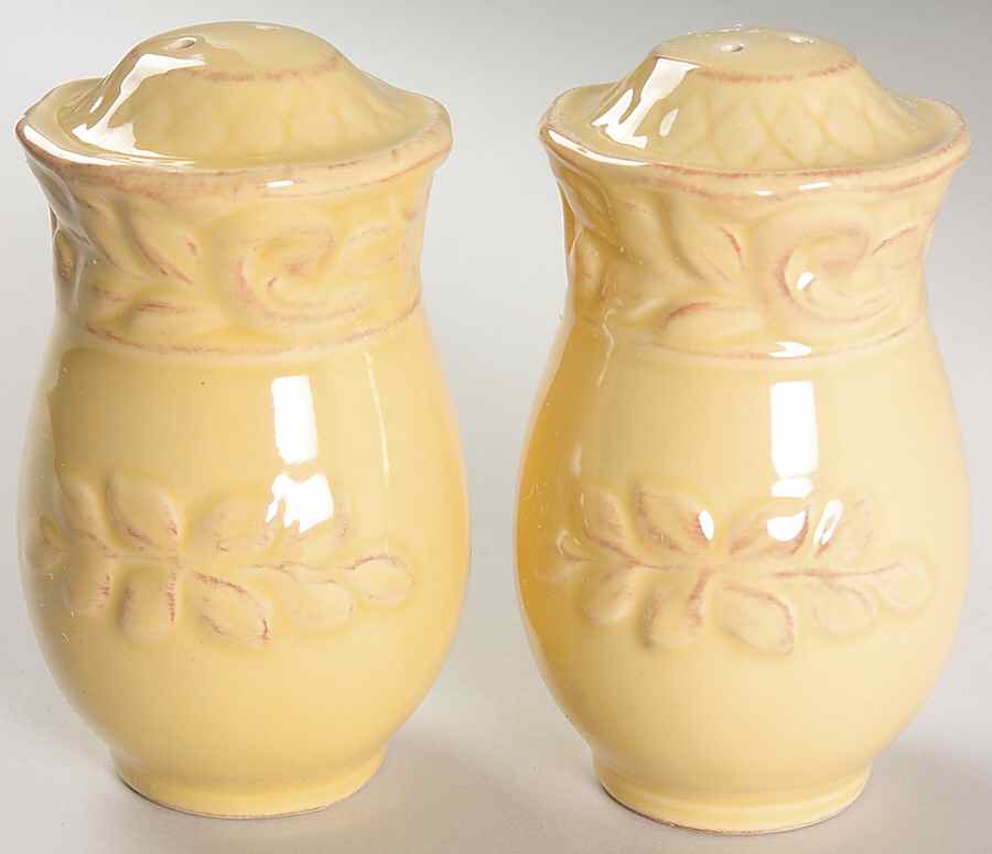 Isabella Yellow Salt & Pepper Set by JCPenney-1