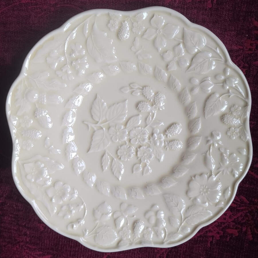 English Meadow (Cream) Salad/Dessert Plate by Jay Willfred-1