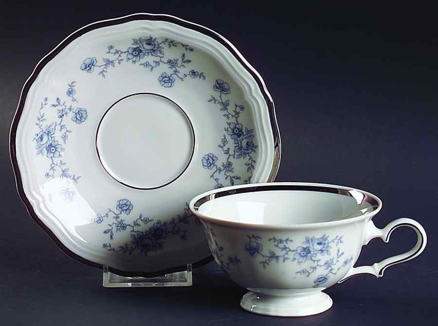JOH313 Footed Cup & Saucer Set by Johann Haviland-1