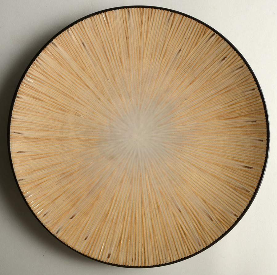 Ventana Light Dark Brown Dinner Plate by Joseph Abboud-1
