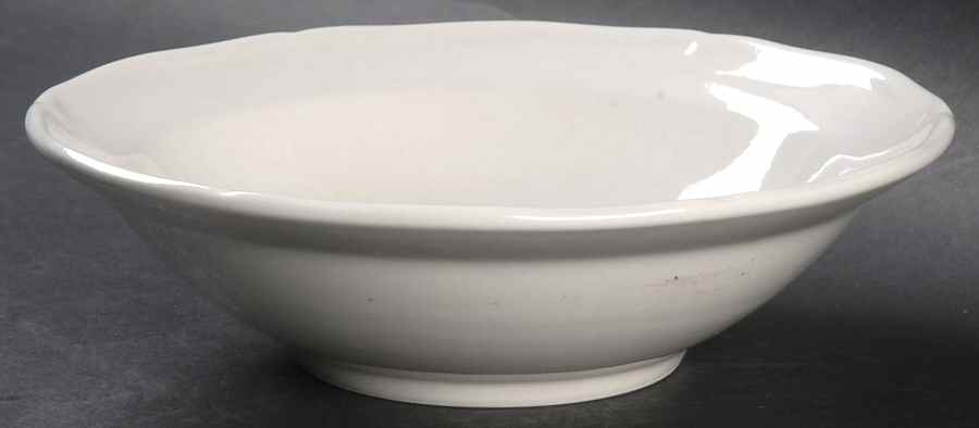 Bistro Cafe White Rim Soup Bowl by JCPenney-1