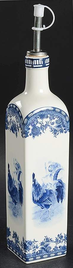William James Farmyard Oil Jar & Drizzle Spout by Jay Import-1