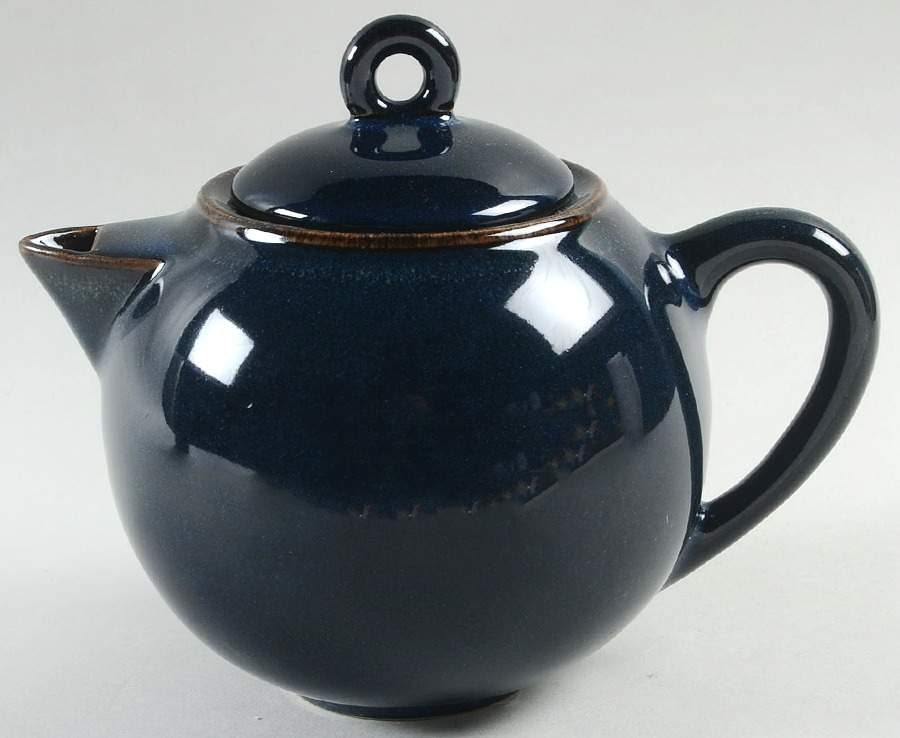 Tourron Indigo Teapot & Lid by Jars-France-1
