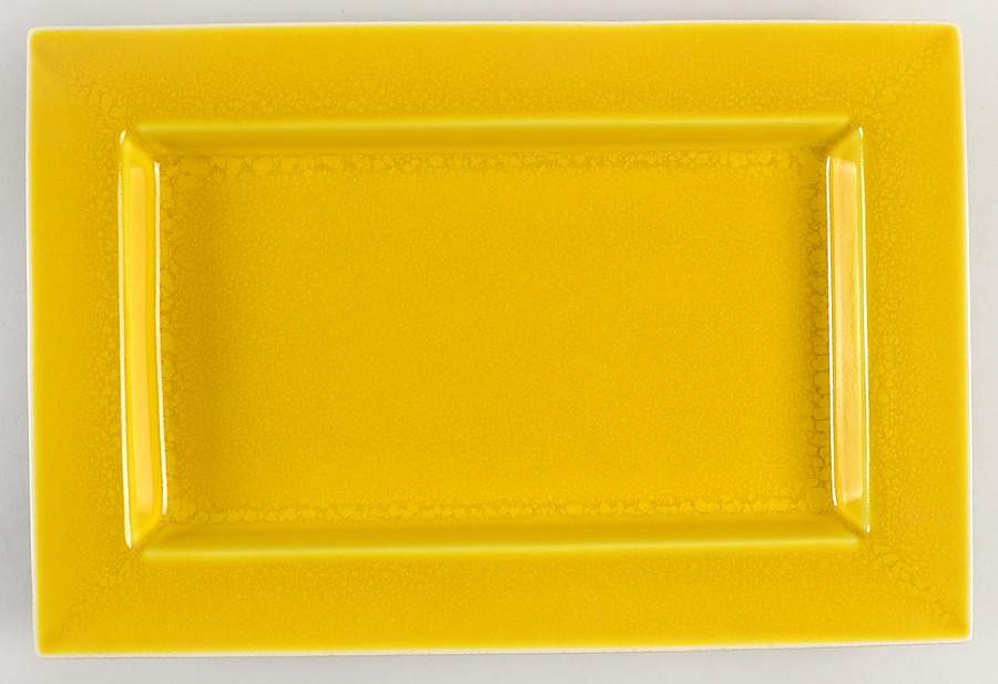Tourron Citron (Lemon Yellow) 11" Rectangular Serving Platter by Jars-France-1
