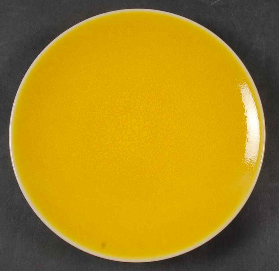 Tourron Citron (Lemon Yellow) Salad/Dessert Plate by Jars-France-1