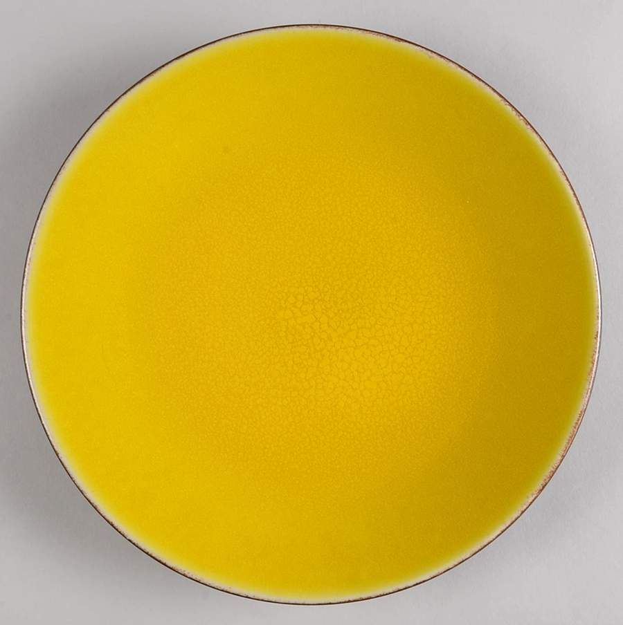 Tourron Citron (Lemon Yellow) Dinner Plate by Jars-France-1