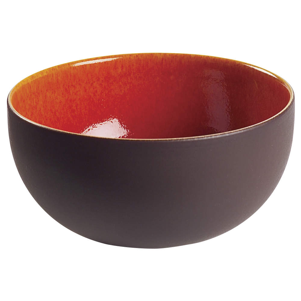 Tourron Orange 9" Round Serving Bowl by Jars-France-1