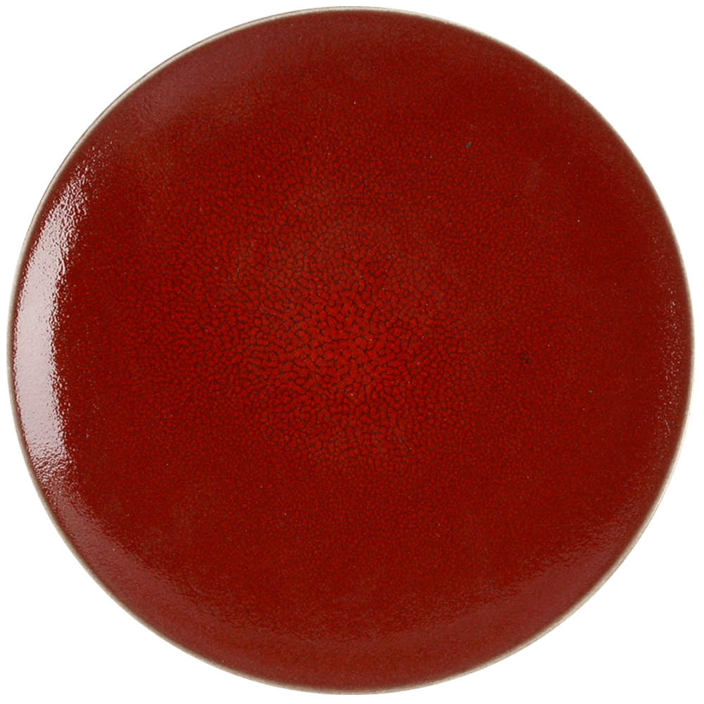 Tourron Cerise (Cherry, Dark Red) Dinner Plate by Jars-France-1