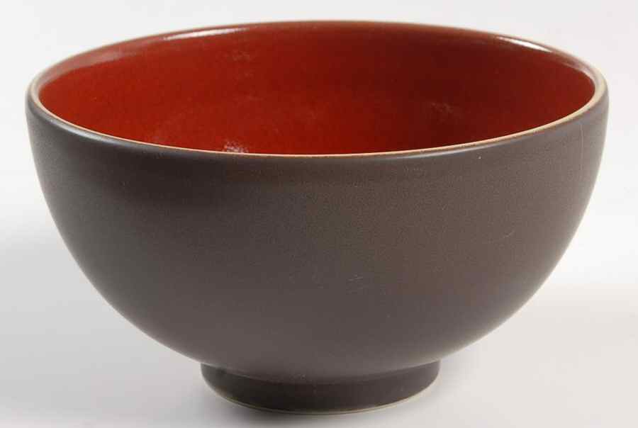Tourron Cerise (Cherry, Dark Red) Coupe Cereal Bowl by Jars-France-1