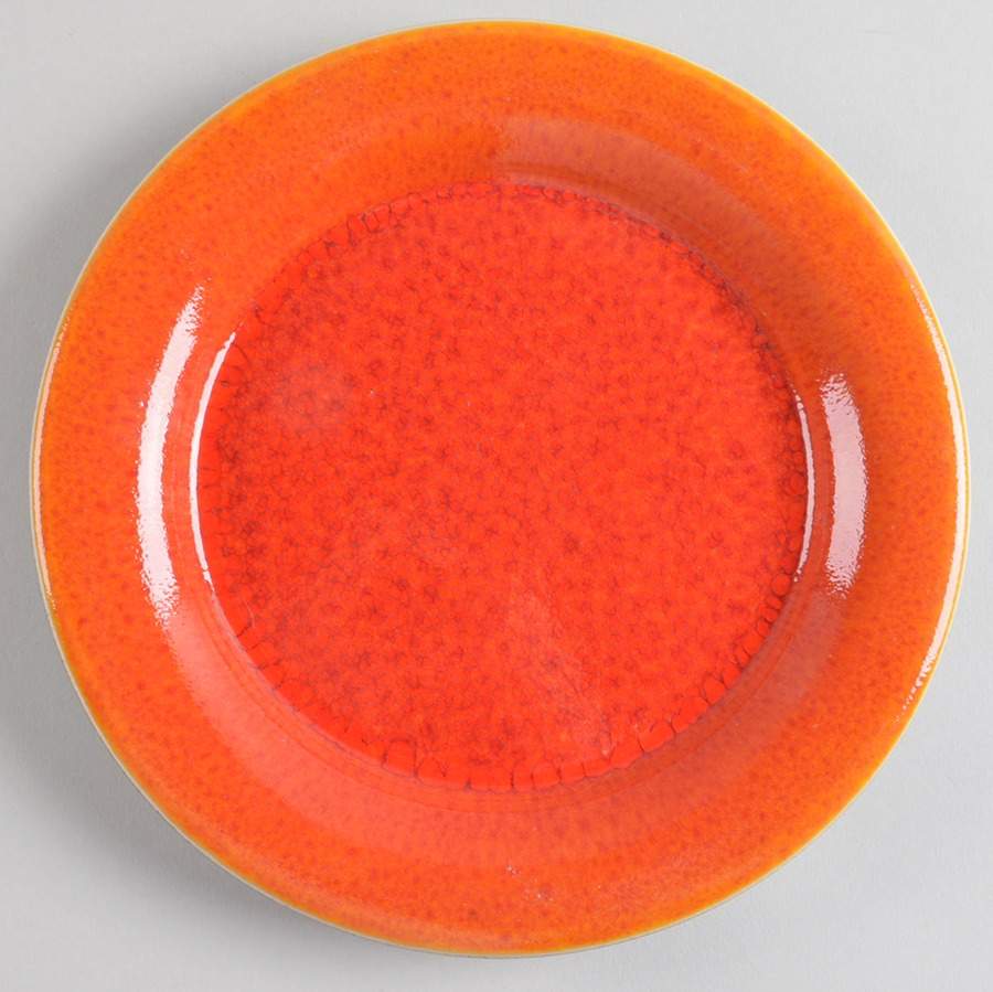 Tanga Orange Salad/Dessert Plate by Jars-France-1