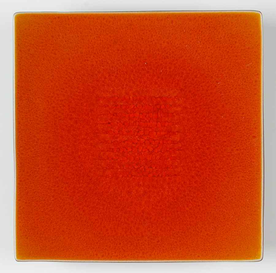Toba Orange Dinner Plate by Jars-France-1