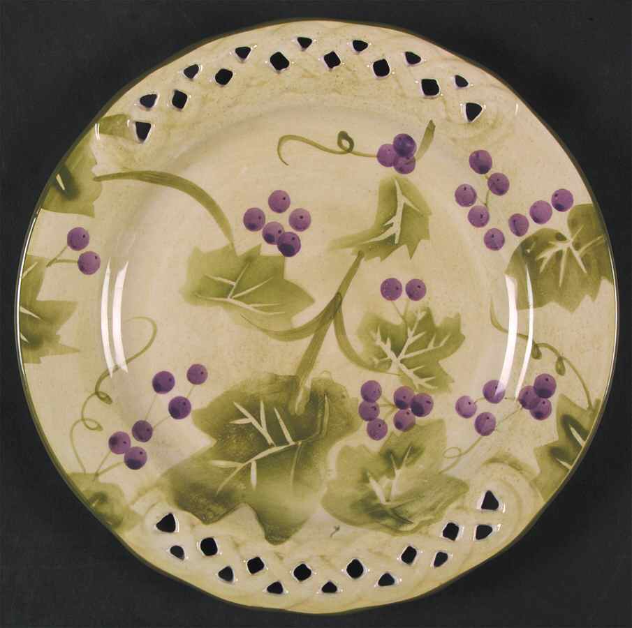 Grape Vine Salad Plate by Jay Import-1