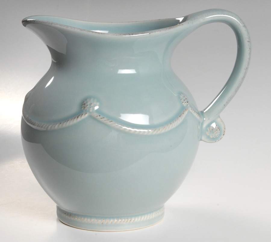 Berry and Thread Ice Blue 50 Oz Pitcher by Juliska Ceramics-1