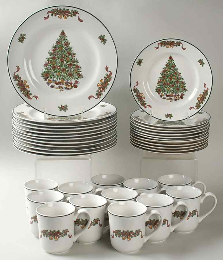 Victorian Christmas ("England 1883") 36 Piece Set by Johnson Brothers-1