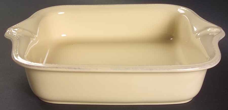 Berry and Thread Butter Yellow 11" Square Baker by Juliska Ceramics-1