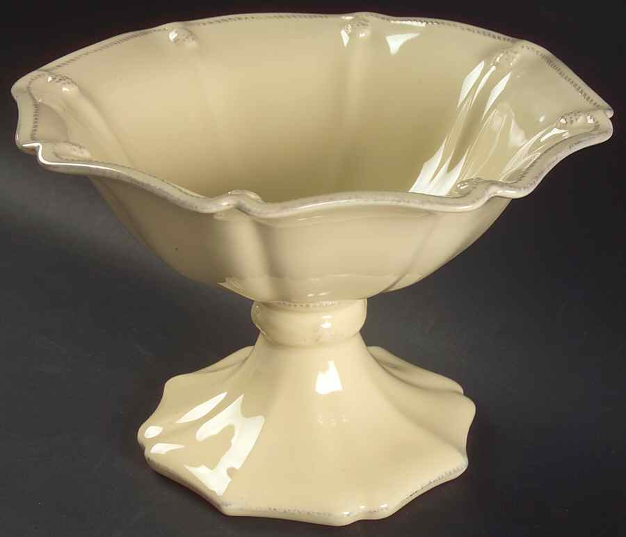 Berry and Thread Butter Yellow Compote by Juliska Ceramics-1