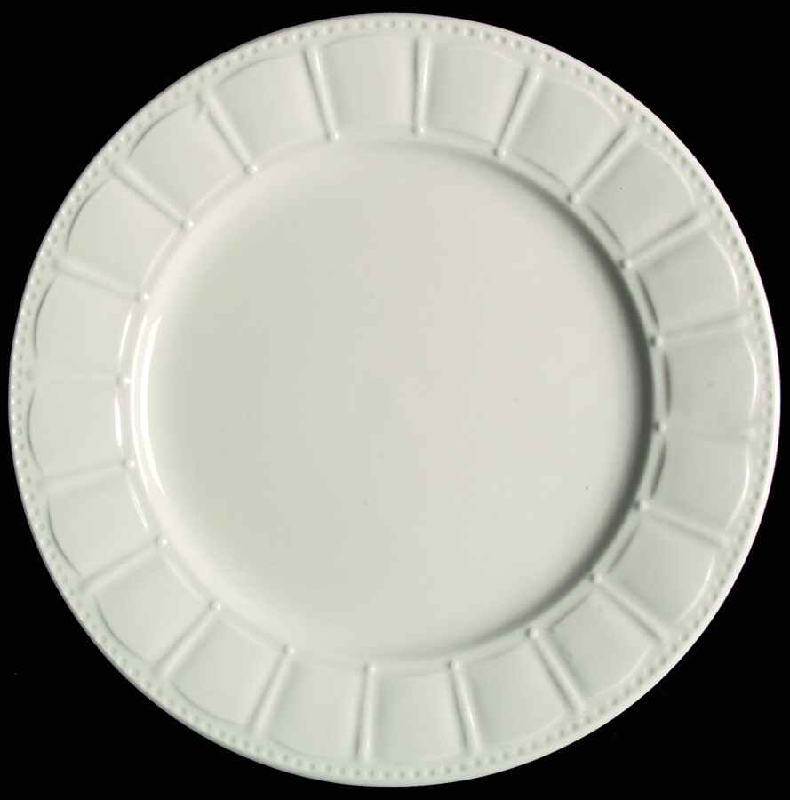 Haley (Paneled Rim) Dinner Plate by JCPenney-1