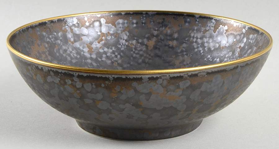 Aguirre Finition (Gold Trim) Coupe Cereal Bowl by Jaune de Chrome-1