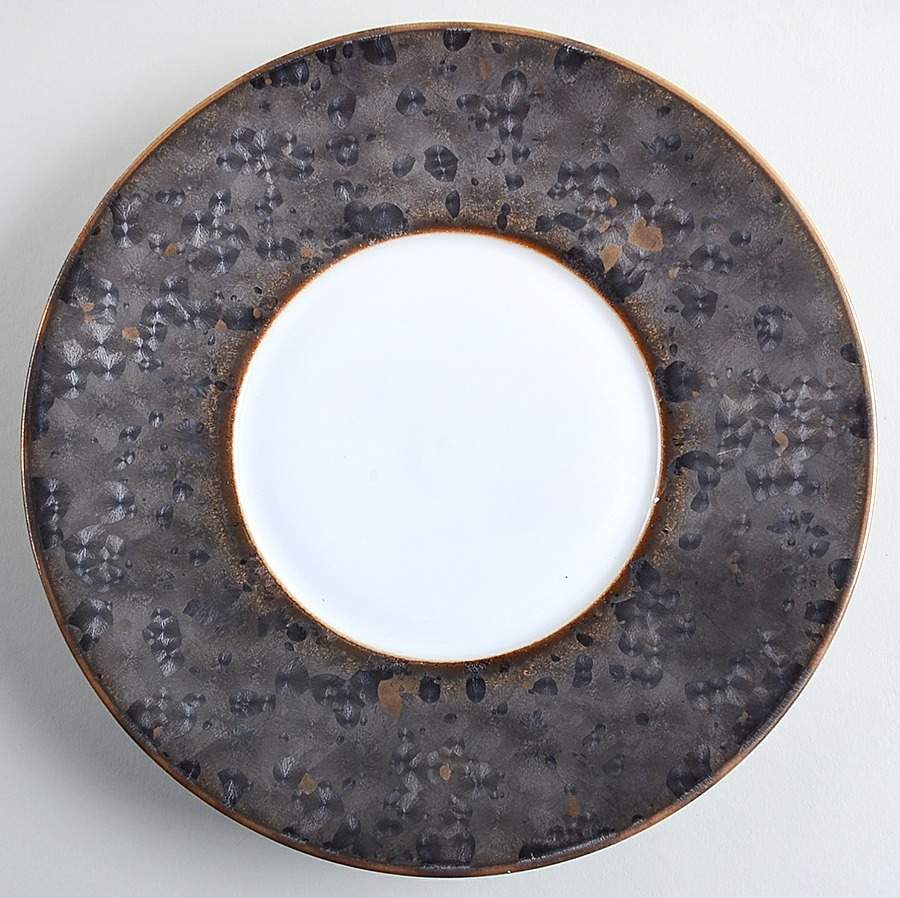 Aguirre Finition (Gold Trim) Salad/Dessert Plate by Jaune de Chrome-1