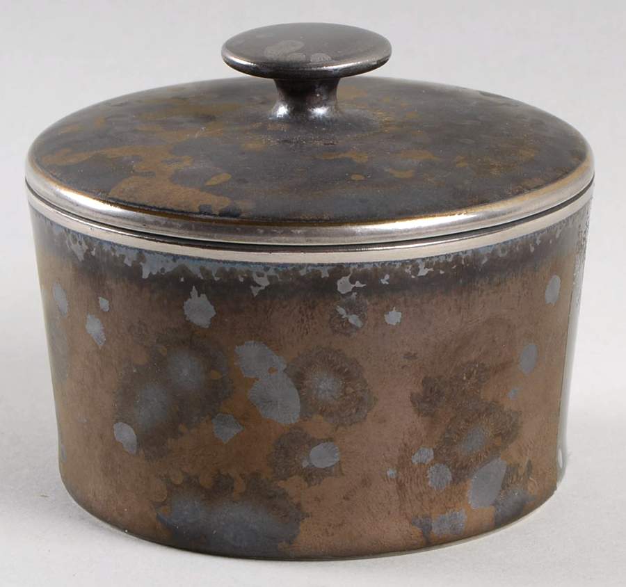 Aguirre Finition (Platinum Trim) Sugar Bowl & Lid by Jaune de Chrome-1