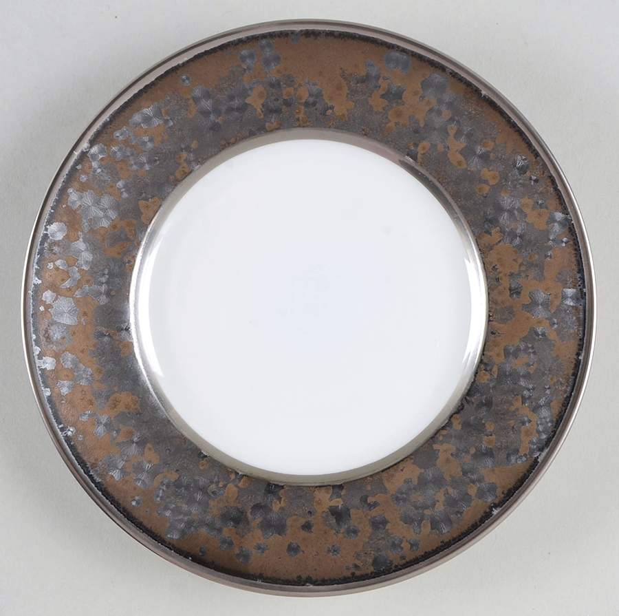 Aguirre Finition (Platinum Trim) Bread & Butter Plate by Jaune de Chrome-1