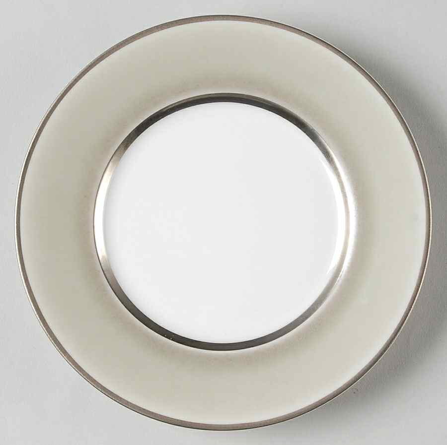 Albatre Celadon Finition (Bronze) Bread & Butter Plate by Jaune de Chrome-1
